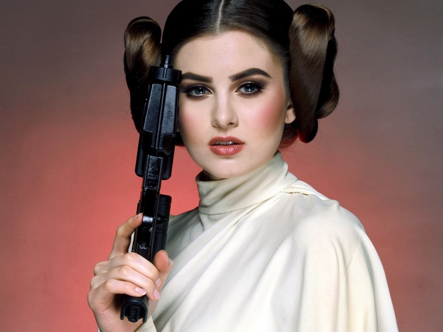 carrie fisher age in star wars