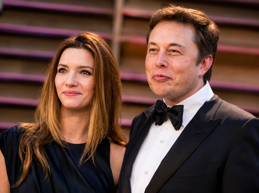 does elon musk have a wife